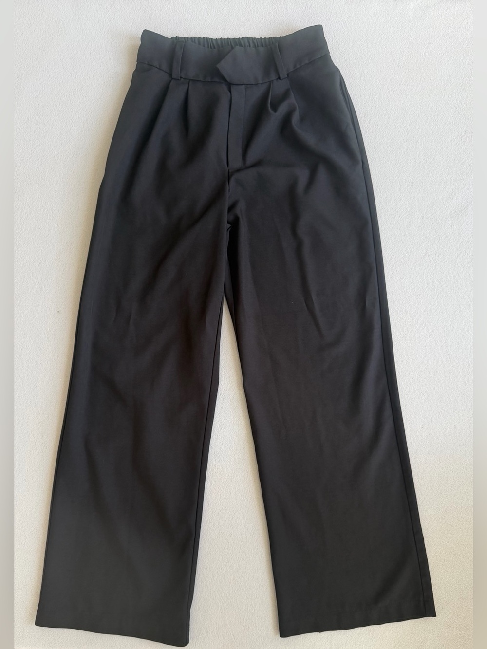 Tulléa Wide Leg Pants High Waist Casual Medium Women’s Elastic Waist